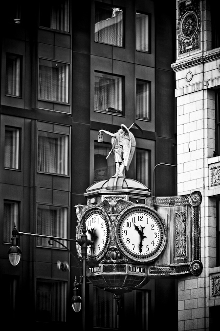 Clock on Wacker